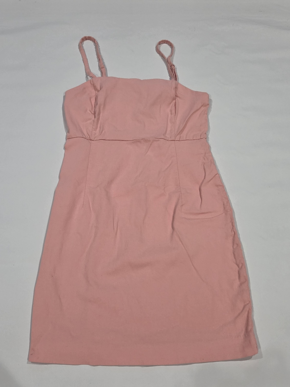 Forever 21 Peach Pink Spaghetti Strap Mini Dress